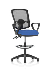 Eclipse Plus II Mesh Deluxe Chair Blue Loop Arms Hi Rise Kit KC0311 DD